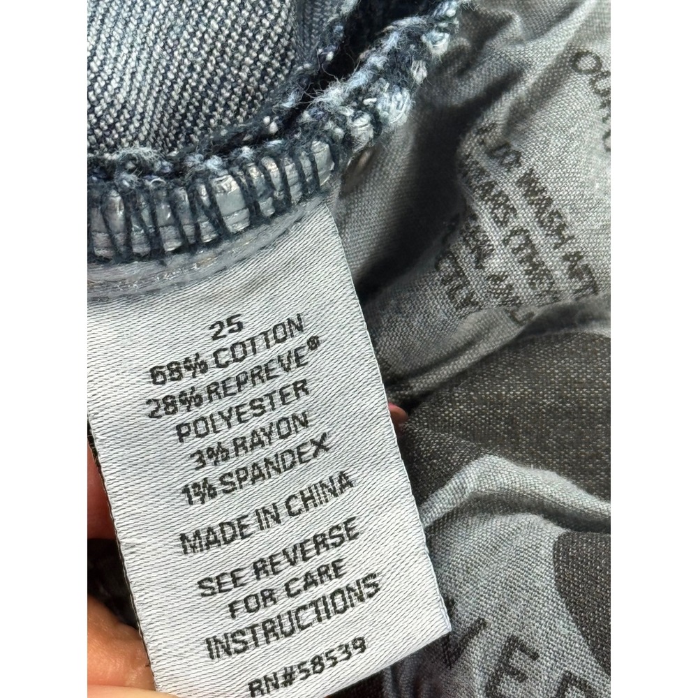 EVEREVE The Ever Straight High Rise Womens Jeans Size‎ 25 Dark Wash Denim - Picture 8 of 10